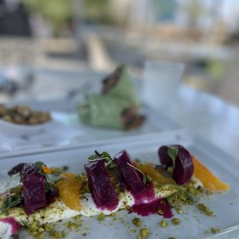 The Dali Museum Café signature dishes Roasted Beets
Gazpacho
Caldo Gallego